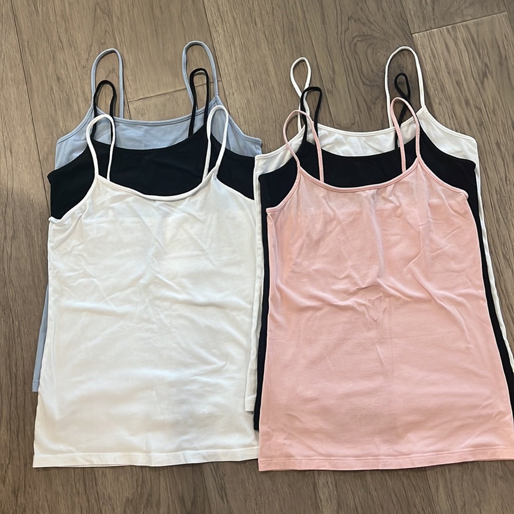 6- TIME AND TRU Bundle - layering camisoles